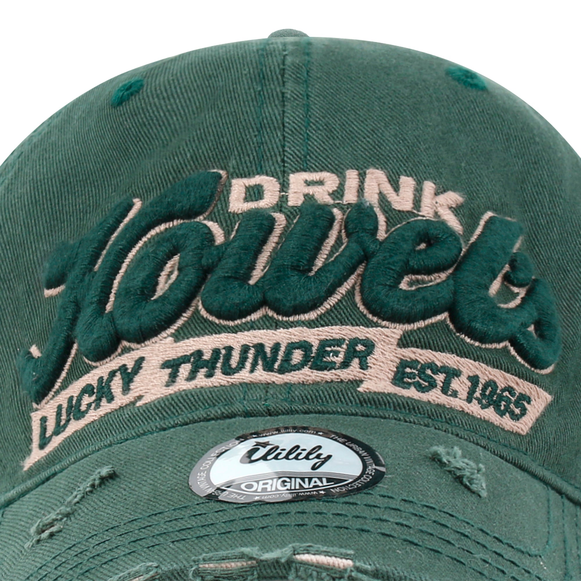 Howel's Distressed Vintage Solid Color Cotton Baseball Cap Trucker Hat