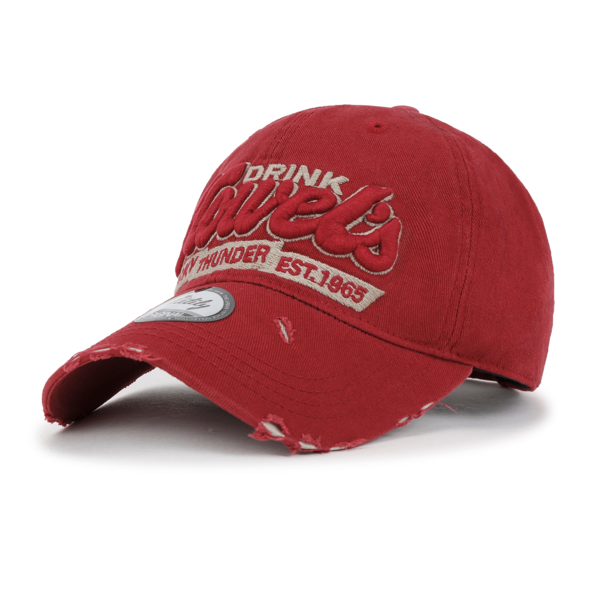Howel's Distressed Vintage Solid Color Cotton Baseball Cap Trucker Hat