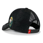PREMIUM Adventure Patch Structured Trucker Hat Distressed Baseball Cap