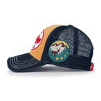PREMIUM Adventure Patch Structured Trucker Hat Distressed Baseball Cap