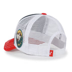 PREMIUM Adventure Patch Structured Trucker Hat Distressed Baseball Cap
