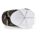 Premium Distressed Mesh Trucker Hat, Contrast Stitch Blank Cap