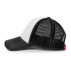Premium Distressed Mesh Trucker Hat, Contrast Stitch Blank Cap