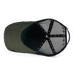 Premium Star Embroidery Structured Crown Vintage Trucker Hat