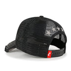 Premium Star Embroidery Structured Crown Vintage Trucker Hat