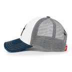 Premium Star Embroidery Structured Crown Vintage Trucker Hat