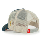 Premium ROAD TRIP Map Embroidery Trucker Hat Vintage Style Baseball Cap