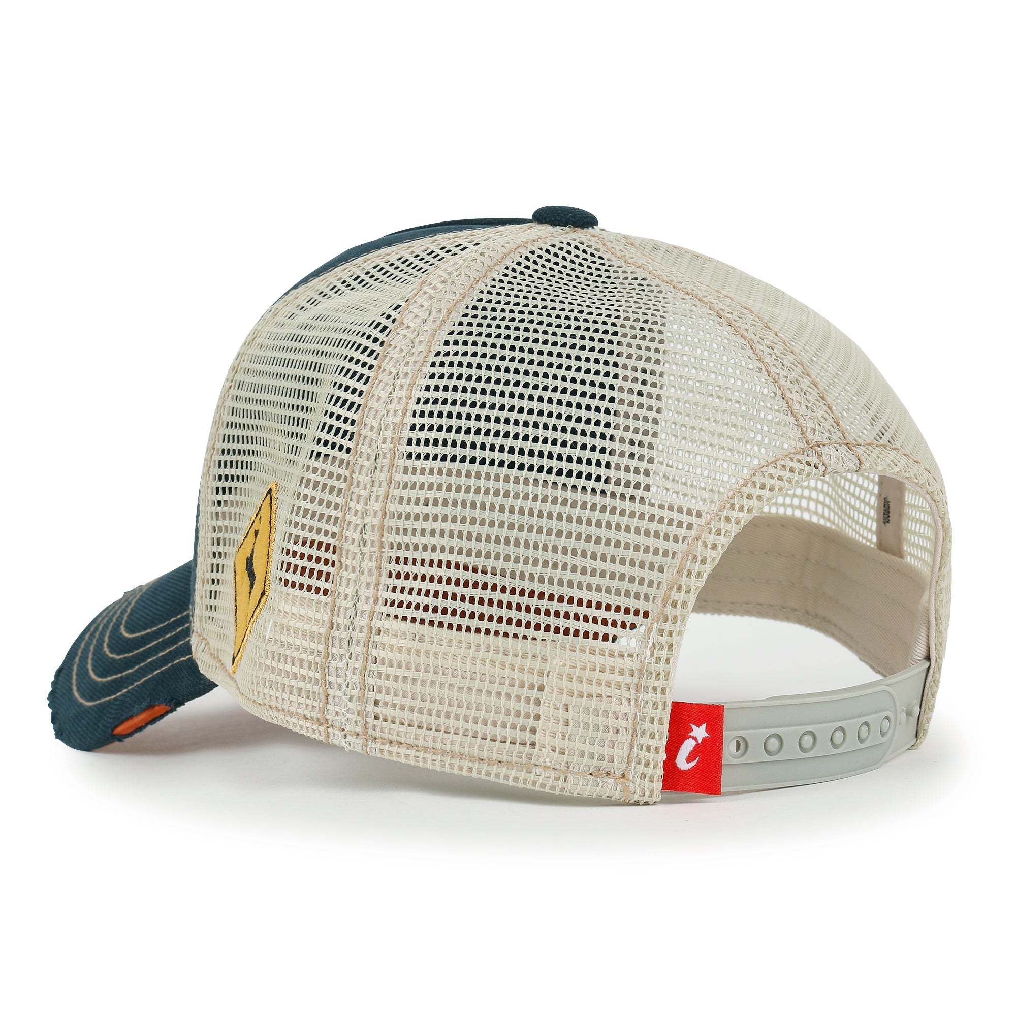 Premium ROAD TRIP Map Embroidery Trucker Hat Vintage Style Baseball Cap