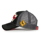 Premium ROAD TRIP Map Embroidery Trucker Hat Vintage Style Baseball Cap
