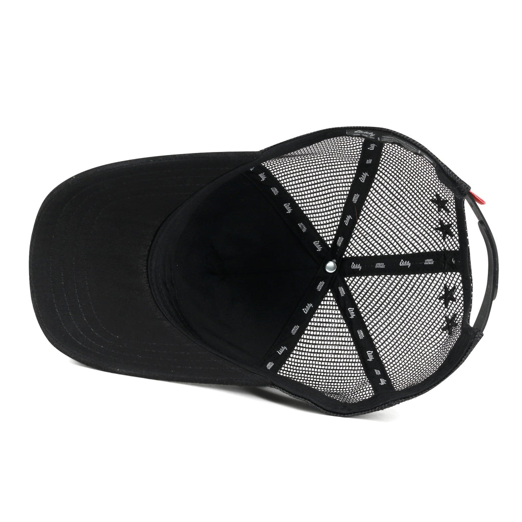 PREMIUM Star Embroidery Baseball Cap Faux Suede Trucker Hat