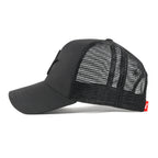 PREMIUM Star Embroidery Baseball Cap Faux Suede Trucker Hat