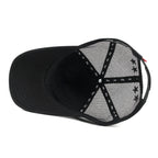 PREMIUM Star Embroidery Baseball Cap Faux Suede Trucker Hat