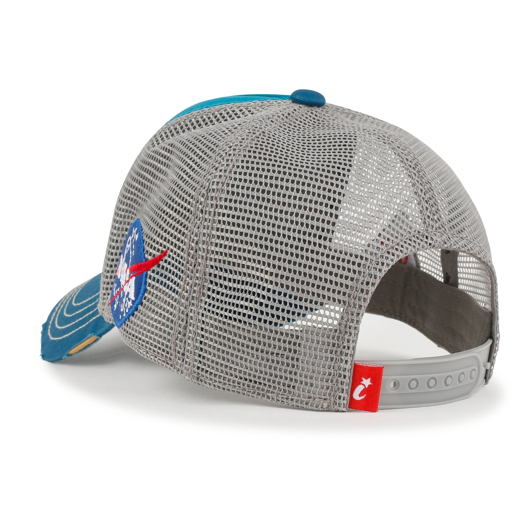 PREMIUM NASA Mission Rectangle Patch Embroidery Structured Baseball Cap