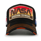 PREMIUM NASA Mission Rectangle Patch Embroidery Structured Baseball Cap