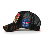 PREMIUM NASA Mission Rectangle Patch Embroidery Structured Baseball Cap