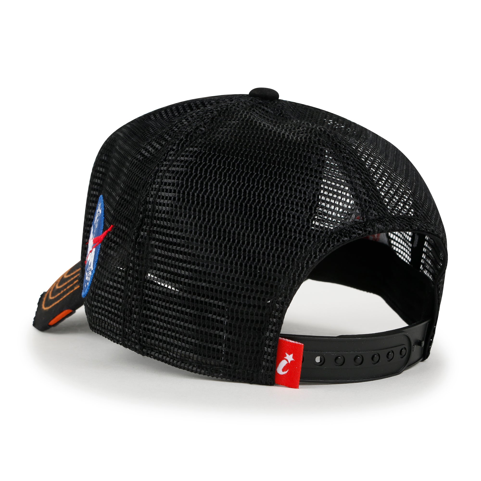 PREMIUM NASA Mission Rectangle Patch Embroidery Structured Baseball Cap