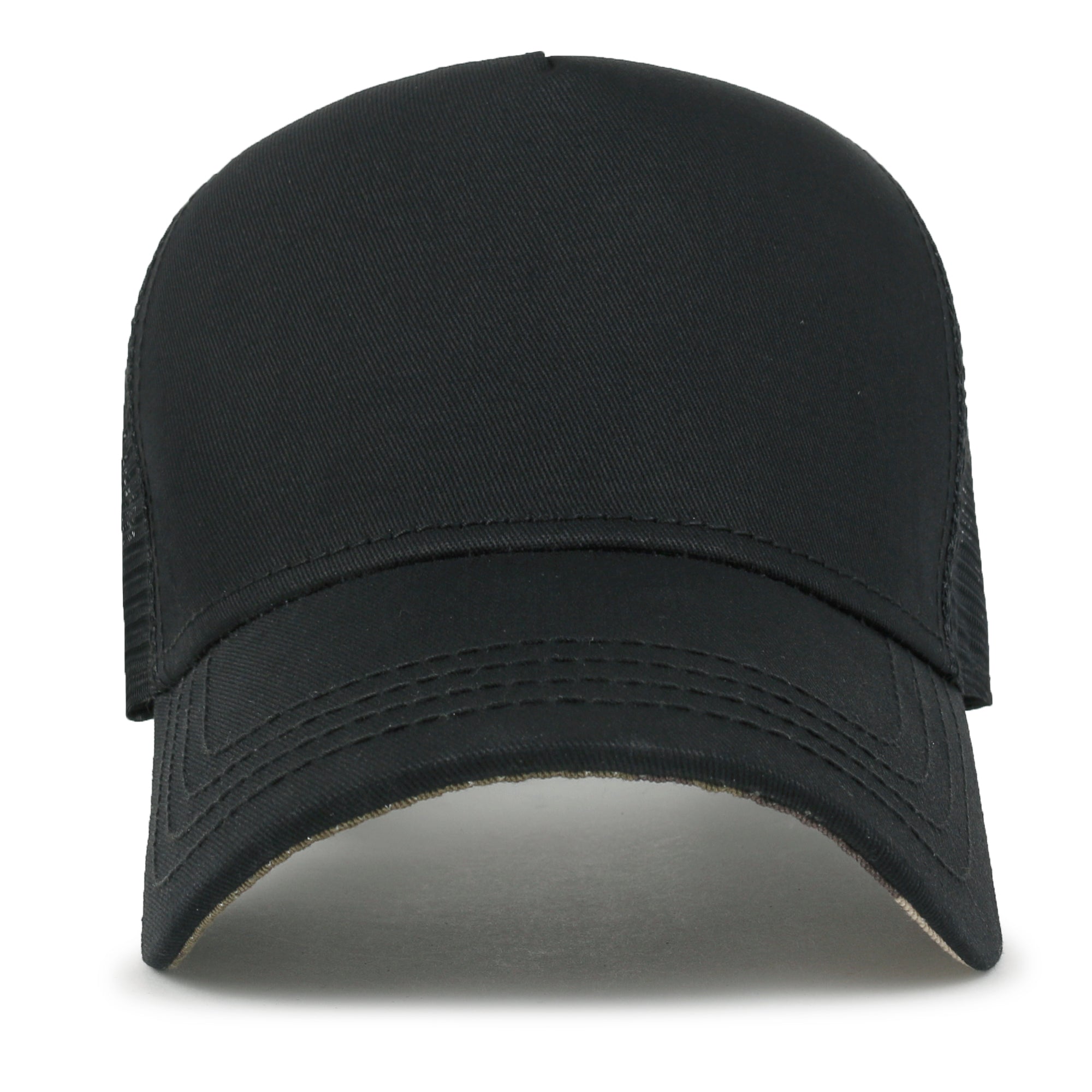 Extra Large Solid Cotton Mesh Back Baseball Cap XL Big Trucker Hat