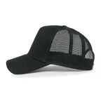 Extra Large Solid Cotton Mesh Back Baseball Cap XL Big Trucker Hat
