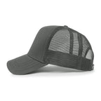 Extra Large Solid Cotton Mesh Back Baseball Cap XL Big Trucker Hat