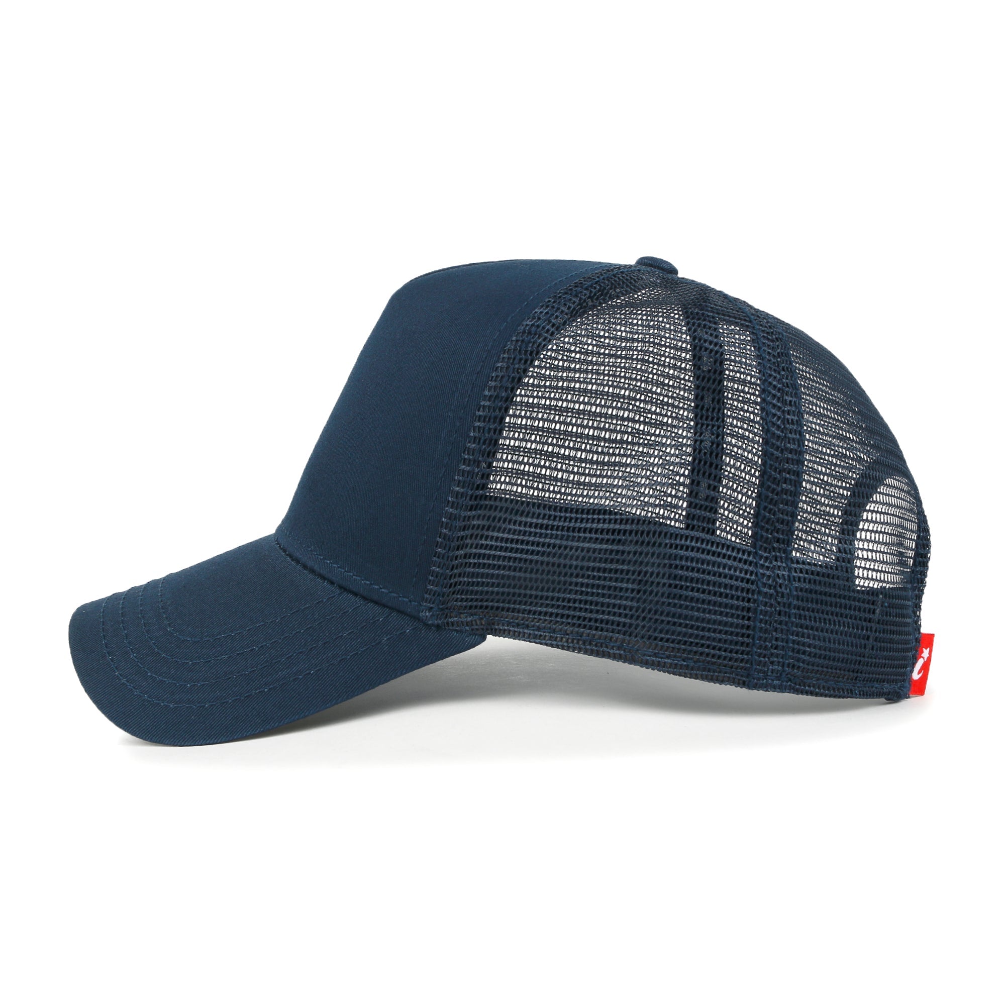 Extra Large Solid Cotton Mesh Back Baseball Cap XL Big Trucker Hat