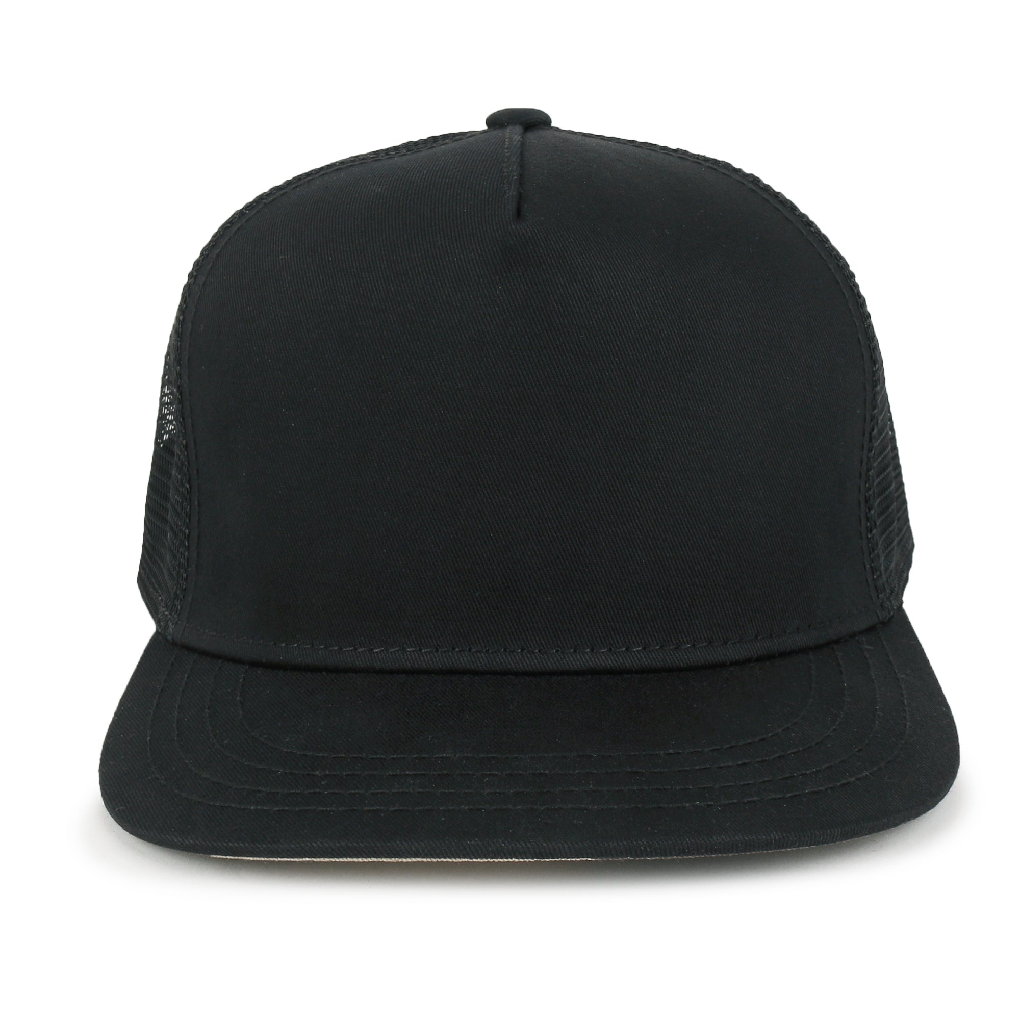 Extra Large Solid Cotton Mesh Back Baseball Cap XL Big Trucker Hat