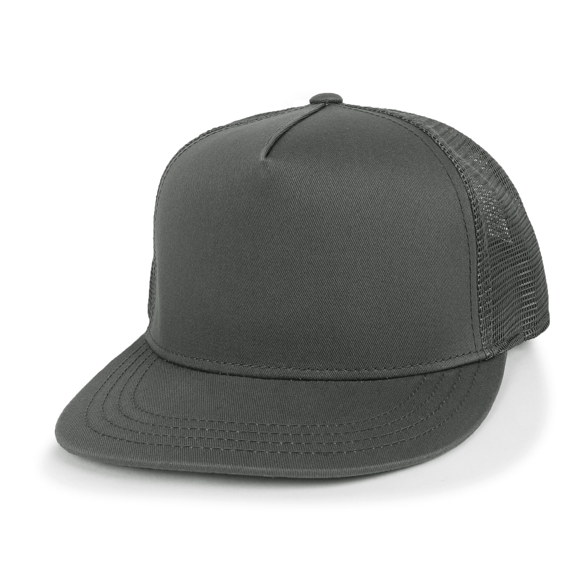 Extra Large Solid Cotton Mesh Back Baseball Cap XL Big Trucker Hat