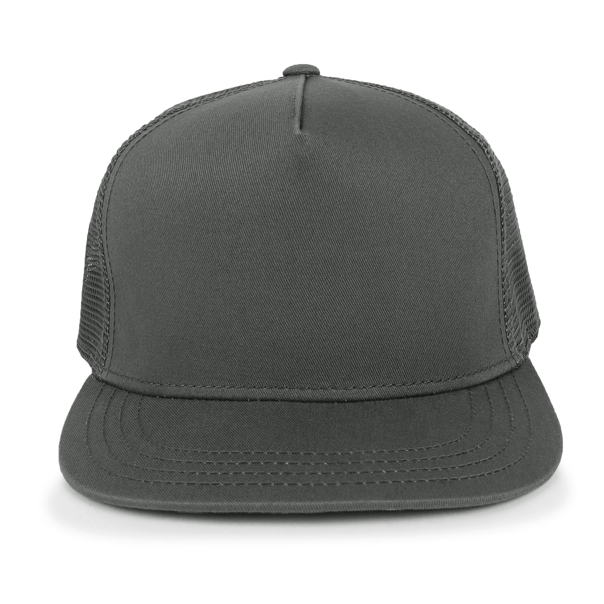 Extra Large Solid Cotton Mesh Back Baseball Cap XL Big Trucker Hat
