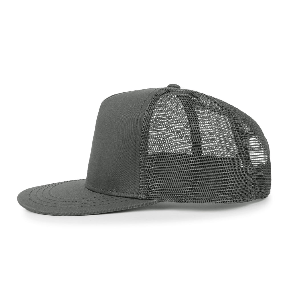 Extra Large Solid Cotton Mesh Back Baseball Cap XL Big Trucker Hat