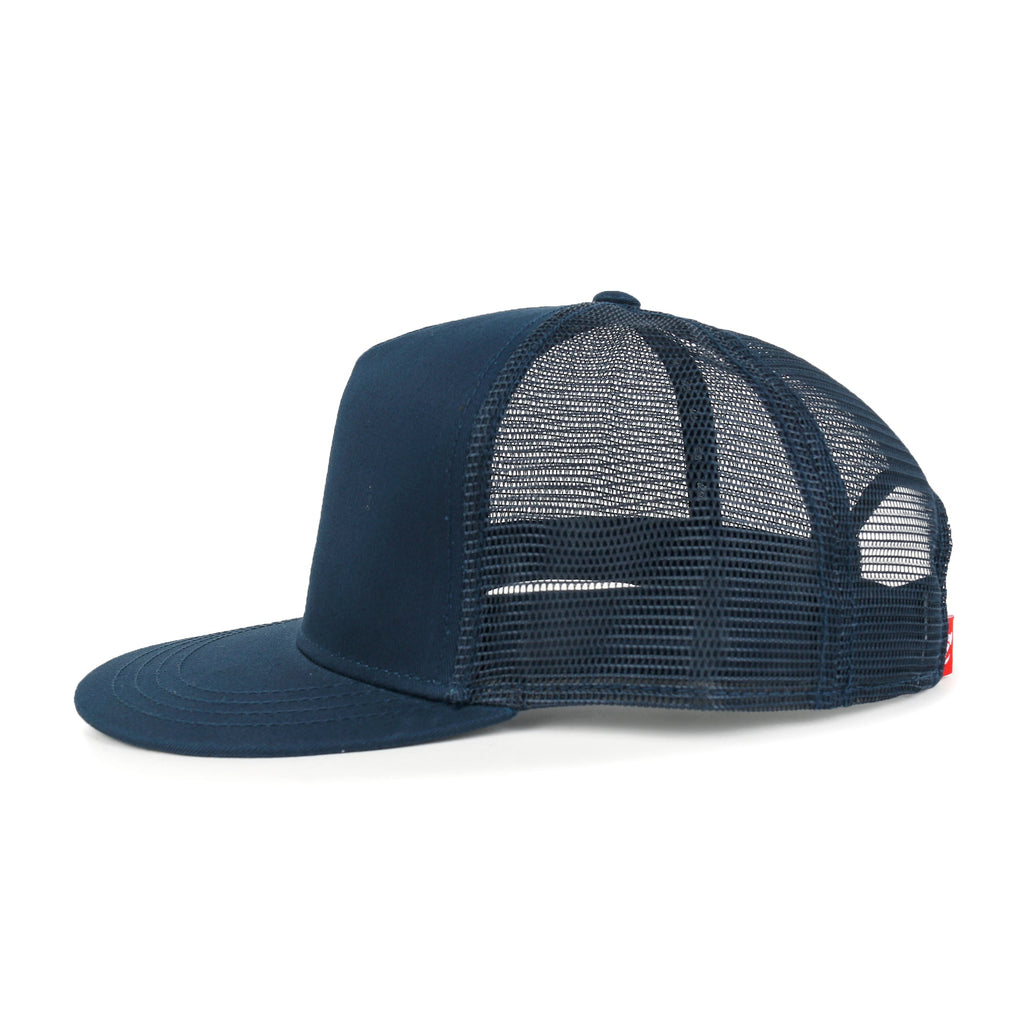 Extra Large Solid Cotton Mesh Back Baseball Cap XL Big Trucker Hat