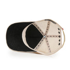 PREMIUM Faux Leather Star Patch Baseball Cap Cotton Vintage Trucker Hat