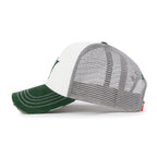 PREMIUM Faux Leather Star Patch Baseball Cap Cotton Vintage Trucker Hat
