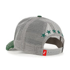 PREMIUM Faux Leather Star Patch Baseball Cap Cotton Vintage Trucker Hat