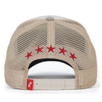 PREMIUM Faux Leather Star Patch Baseball Cap Cotton Vintage Trucker Hat