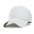 Blank Six Panel Basic Baseball Cap Laser Cut Air Hole Back Hat