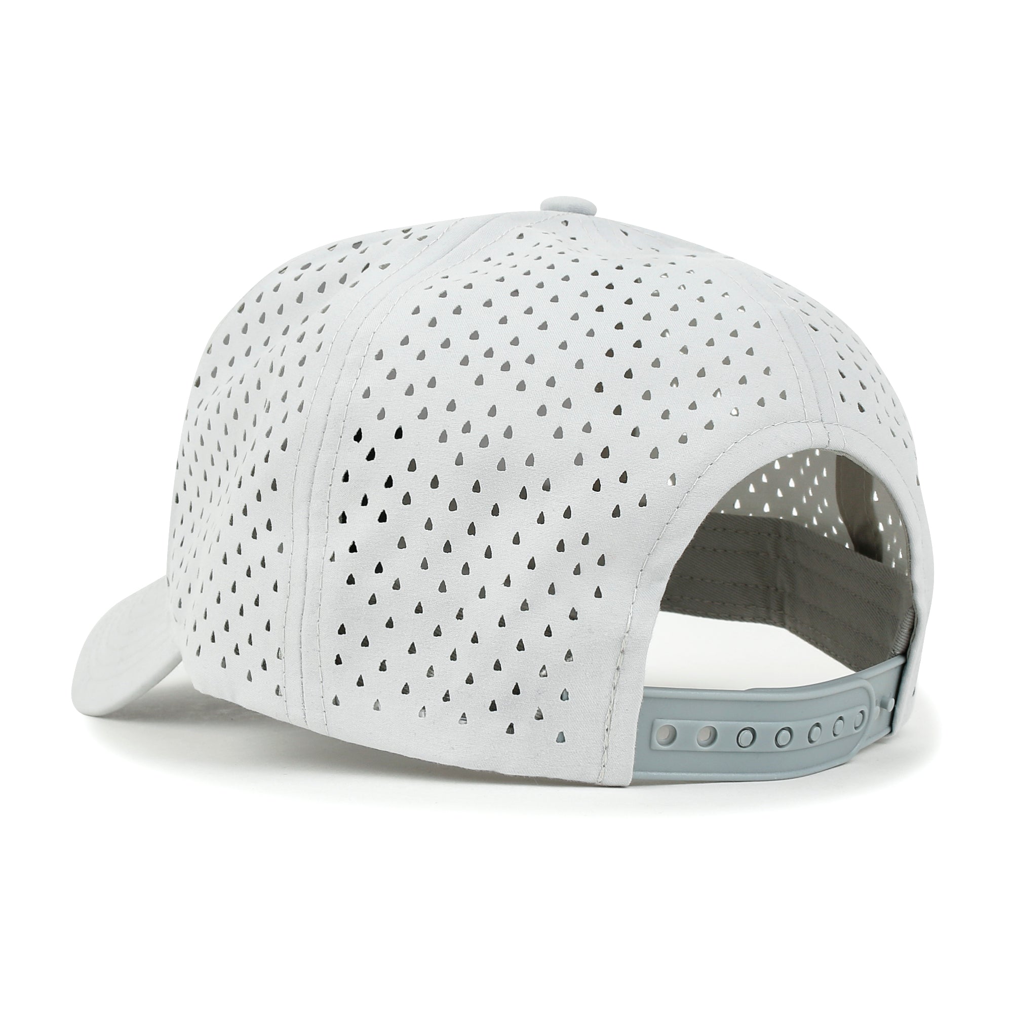 Blank Six Panel Basic Baseball Cap Laser Cut Air Hole Back Hat