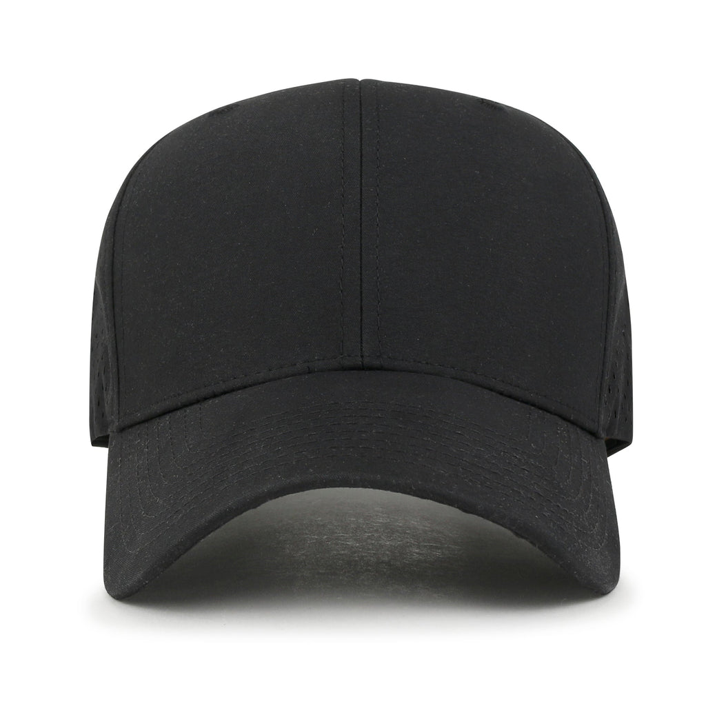 Blank Six Panel Basic Baseball Cap Laser Cut Air Hole Back Hat