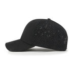Blank Six Panel Basic Baseball Cap Laser Cut Air Hole Back Hat