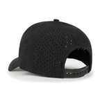 Blank Six Panel Basic Baseball Cap Laser Cut Air Hole Back Hat