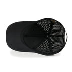 Blank Six Panel Basic Baseball Cap Laser Cut Air Hole Back Hat