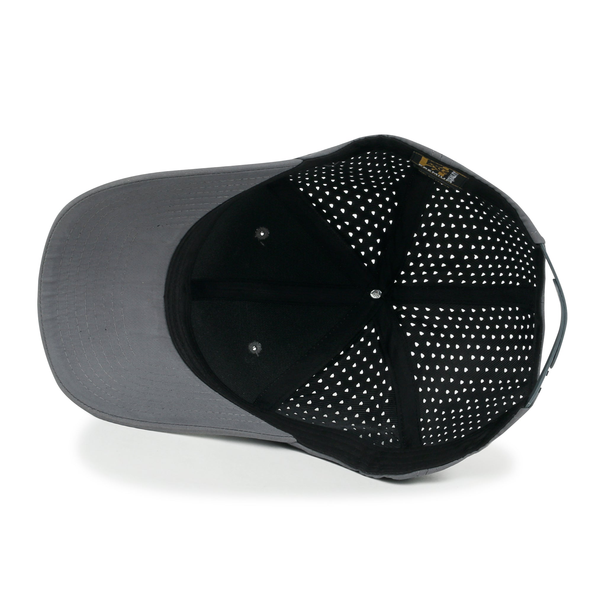 Blank Six Panel Basic Baseball Cap Laser Cut Air Hole Back Hat