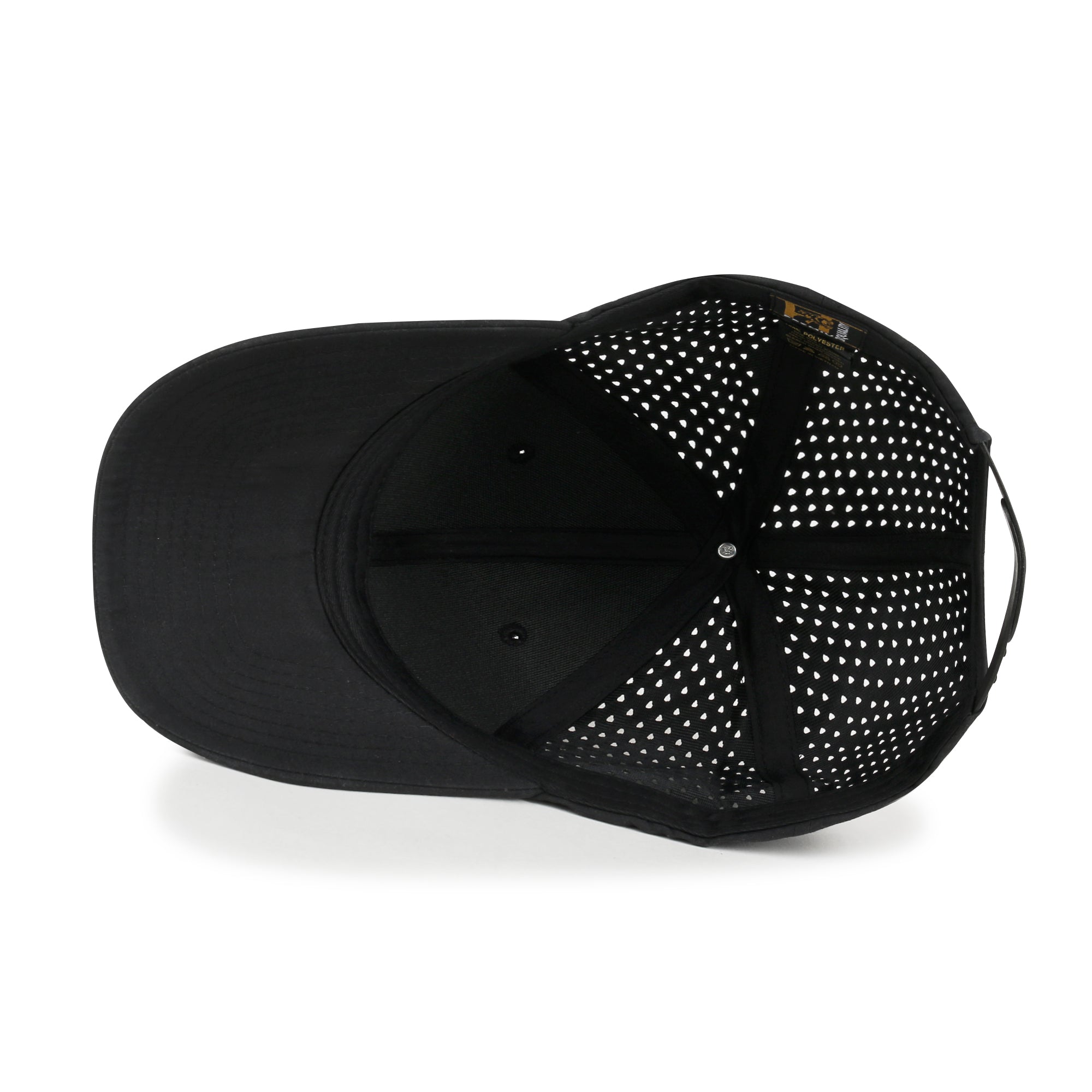 10 Bulk Pack Blank Six Panel Basic Baseball Cap Laser Cut Hole Back Hat