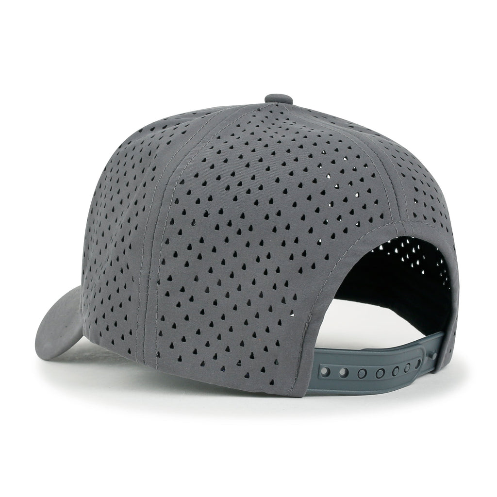 10 Bulk Pack Blank Six Panel Basic Baseball Cap Laser Cut Hole Back Hat