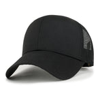 Blank Six Panel Mesh Back Baseball Cap Basic Snap Back Trucker Hat