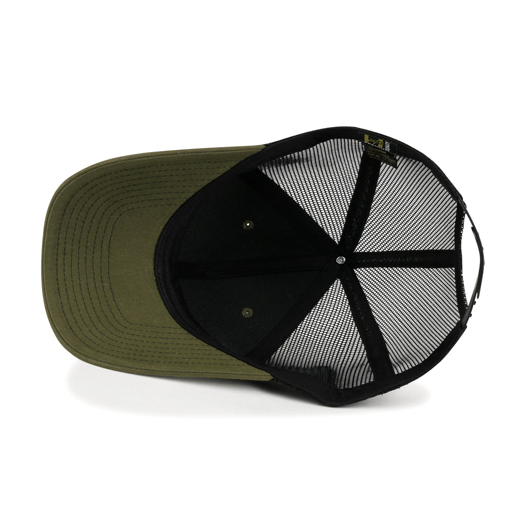 Blank Six Panel Mesh Back Baseball Cap Basic Snap Back Trucker Hat