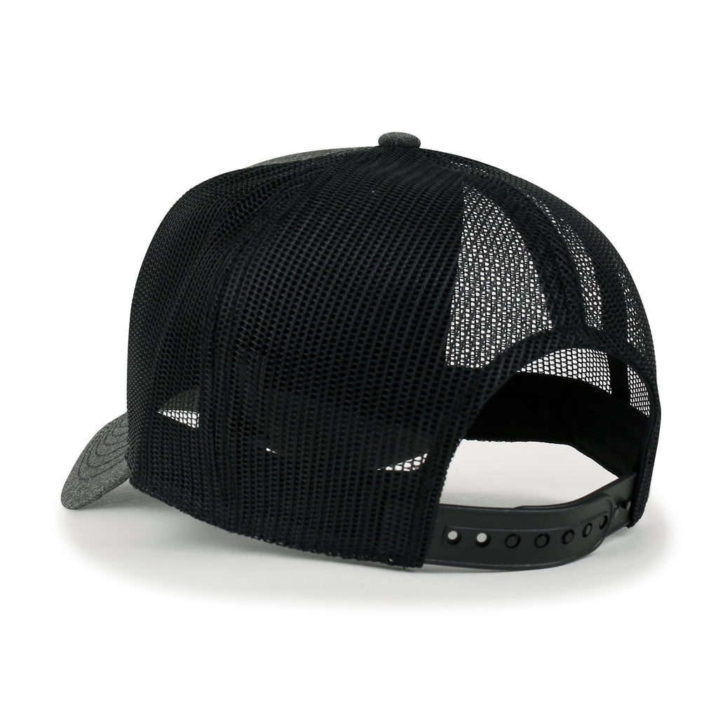 Blank Six Panel Mesh Back Baseball Cap Basic Snap Back Trucker Hat