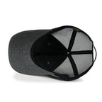 Blank Six Panel Mesh Back Baseball Cap Basic Snap Back Trucker Hat
