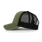 Blank Six Panel Mesh Back Baseball Cap Basic Snap Back Trucker Hat