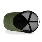 Blank Six Panel Mesh Back Baseball Cap Basic Snap Back Trucker Hat