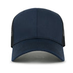 Blank Six Panel Mesh Back Baseball Cap Basic Snap Back Trucker Hat