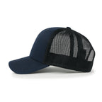 Blank Six Panel Mesh Back Baseball Cap Basic Snap Back Trucker Hat